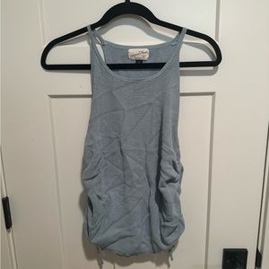 Grayish Blue Sweater tank top